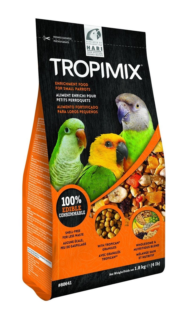 Hari Hagen Tropimix Enrichment Food for Small Parrots, 4 lb. (1.8 kg) - HARI Small Parrot Food with Seeds, Fruit, Nuts, Vegetables, Grains, and Legumes - Image 2